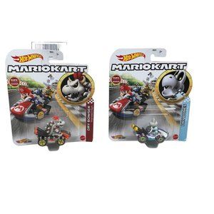 Hot Wheels MarioKart 2 pack bundle Dry Boswer and Dry Bones
